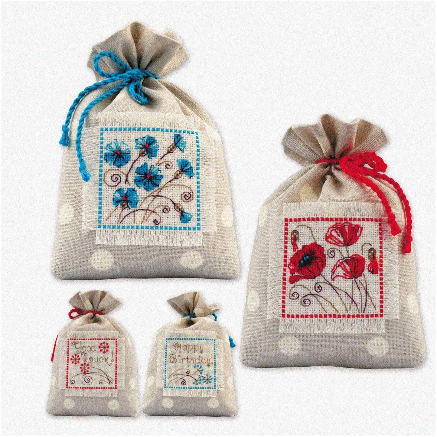Cross Stitch Gift Bags Kit for Creative Gifting