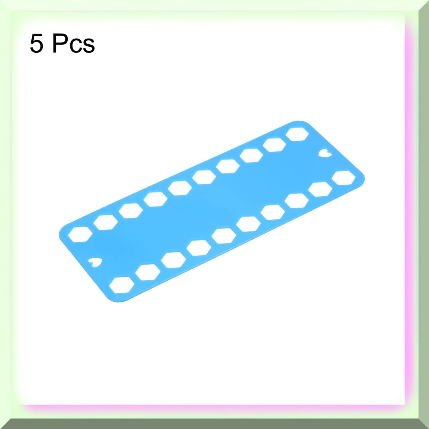 20-Position Embroidery Floss Organizer Card for Sewing