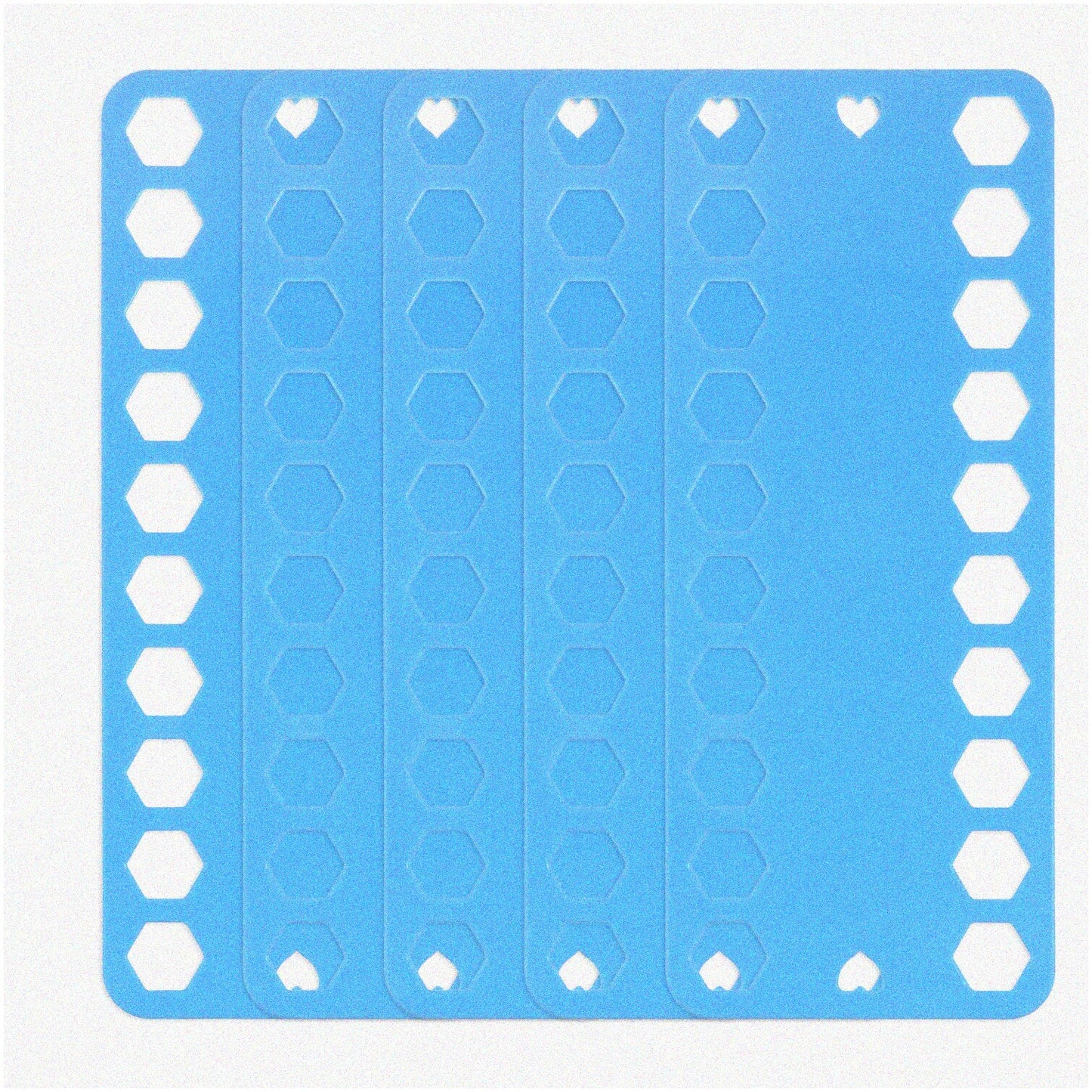 20-Position Embroidery Floss Organizer Card for Sewing