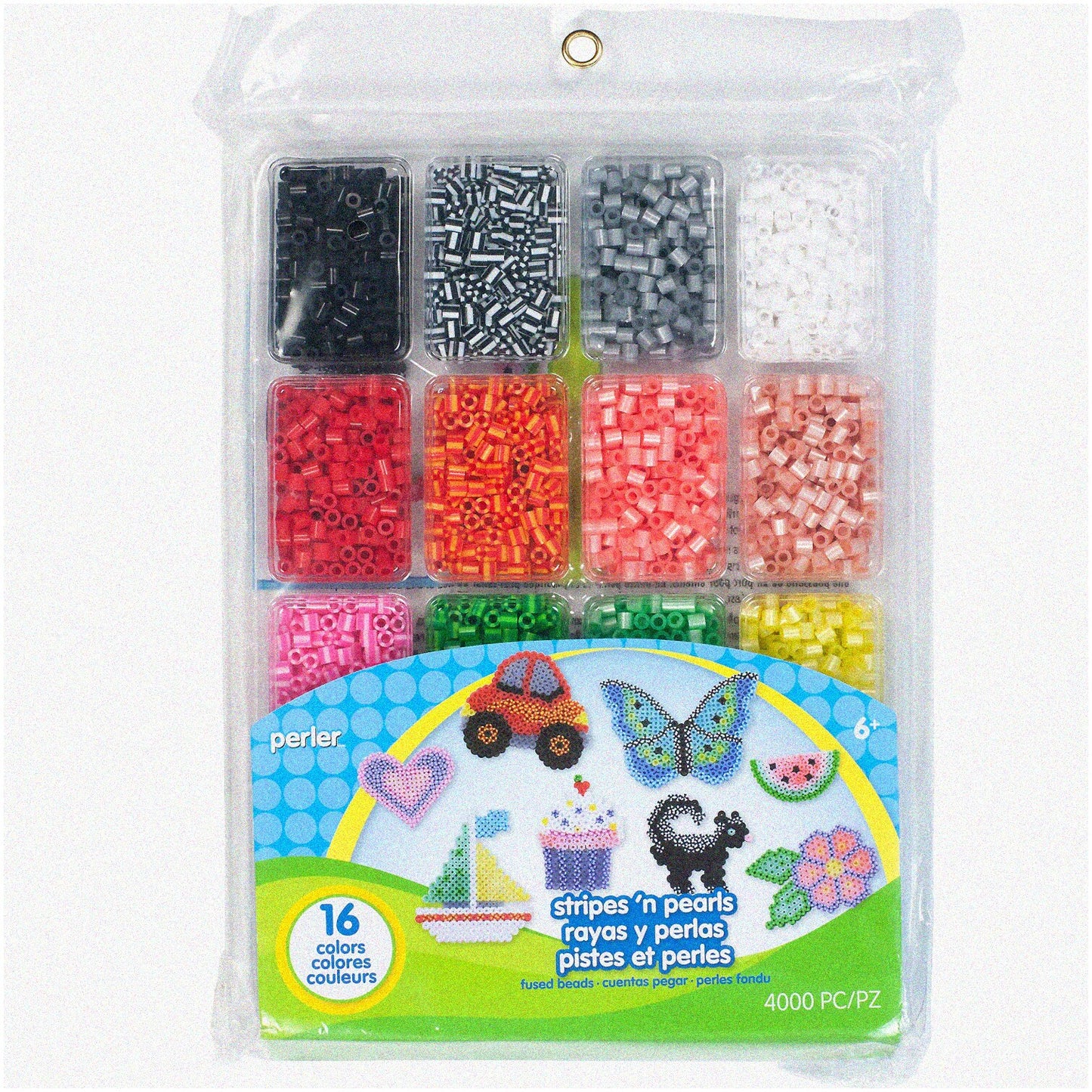Assorted Fuse Beads Tray 4000 pcs