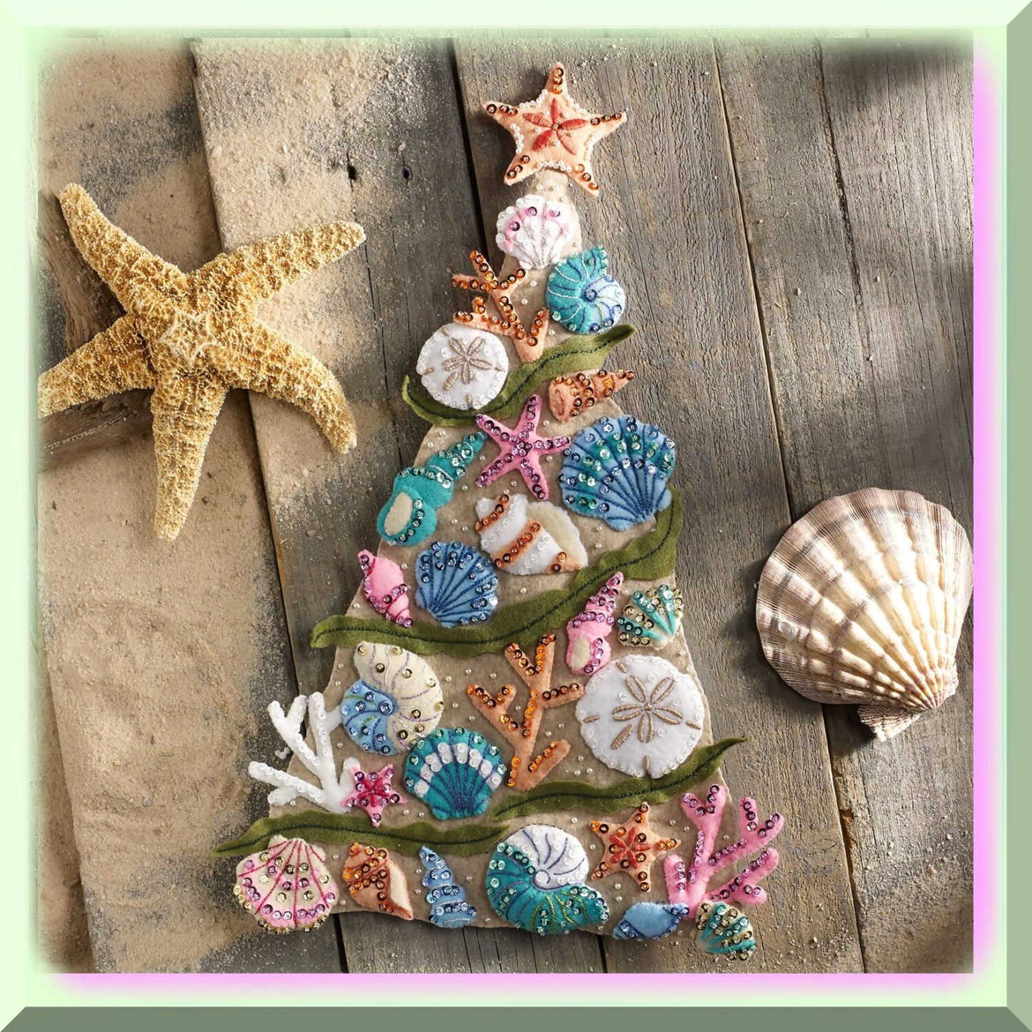 Coastal Felt Wall Hanging Kit for Beach Decor