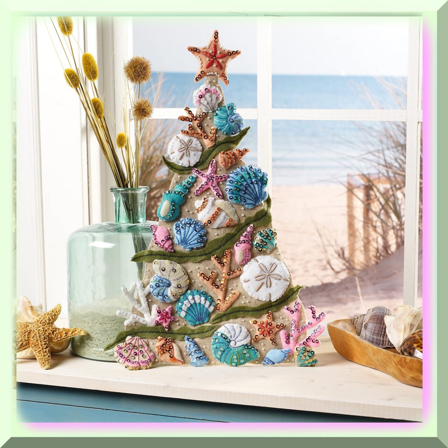 Coastal Felt Wall Hanging Kit for Beach Decor