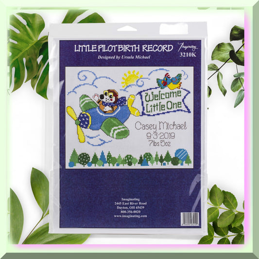 Petite Aviator Birth Record Kit for Kids