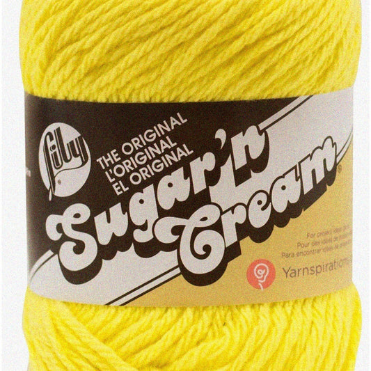 Sunshine Cotton Yarn 2.5oz Medium 4 Gauge Solid