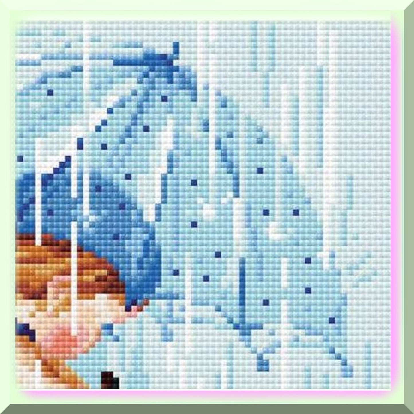 Diamond Raindrop Mosaic Kit for Creative Art Projects