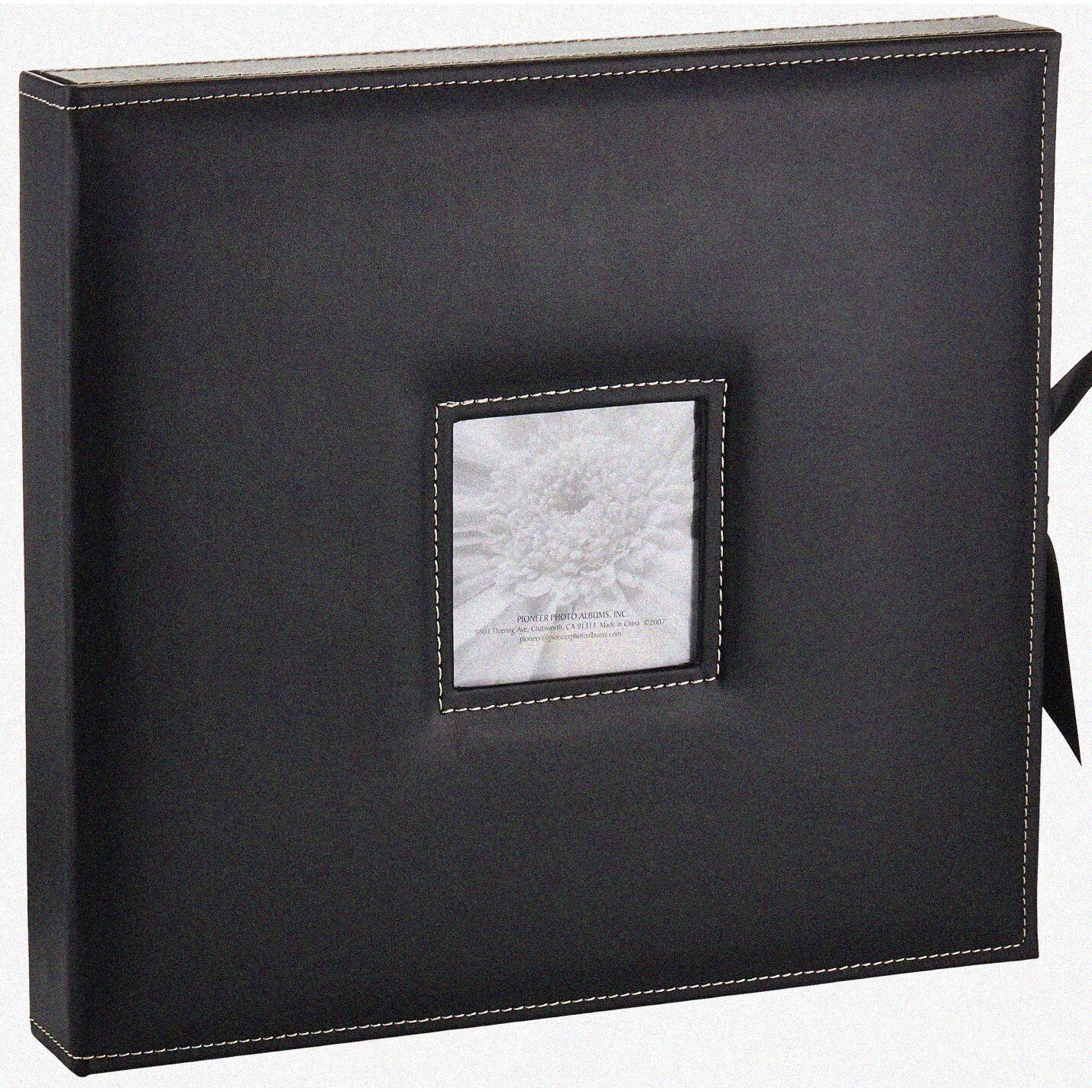 Black Scrapbook 12x12 with 20 Sheet Protectors