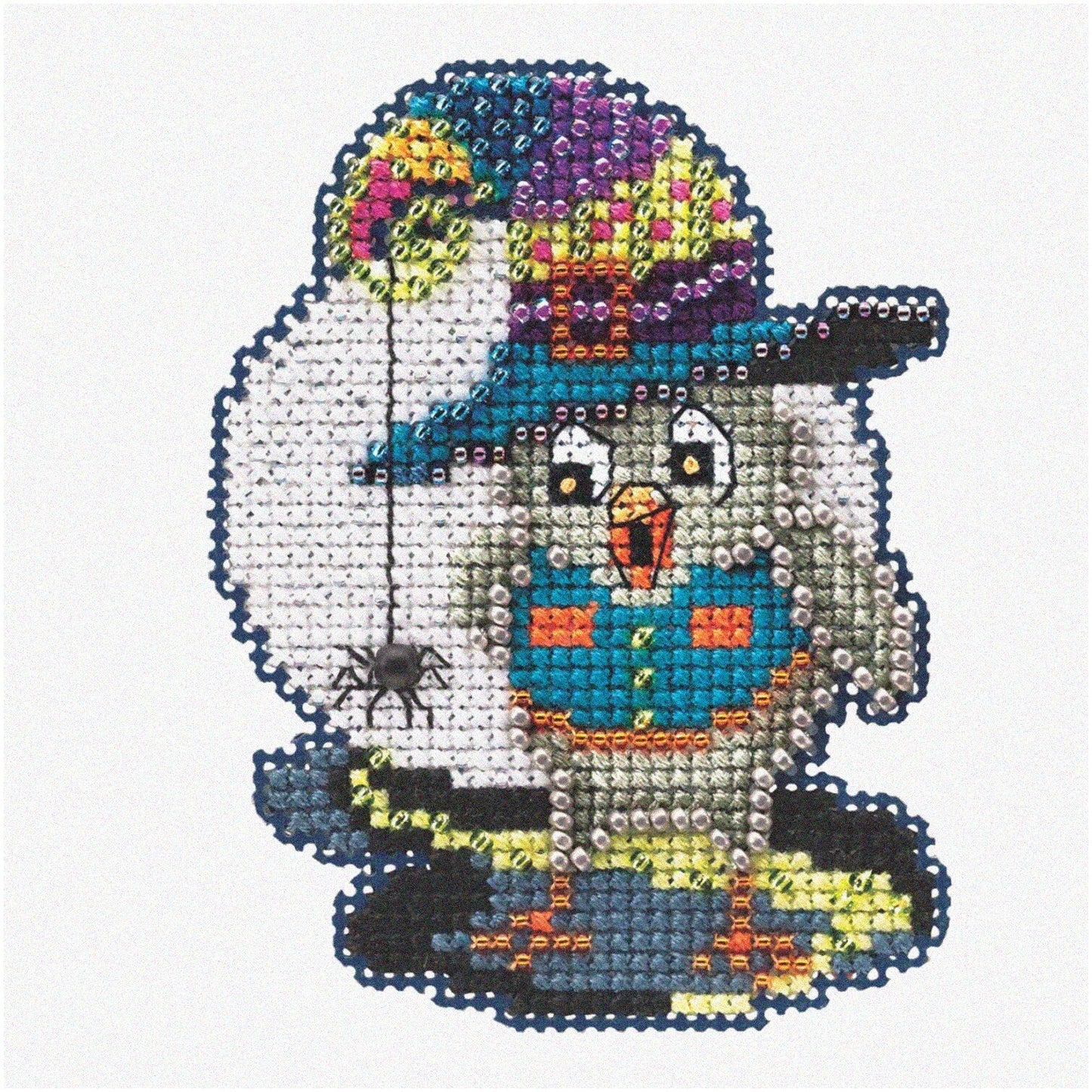 Counted Cross Stitch Kit with Beads and Chart