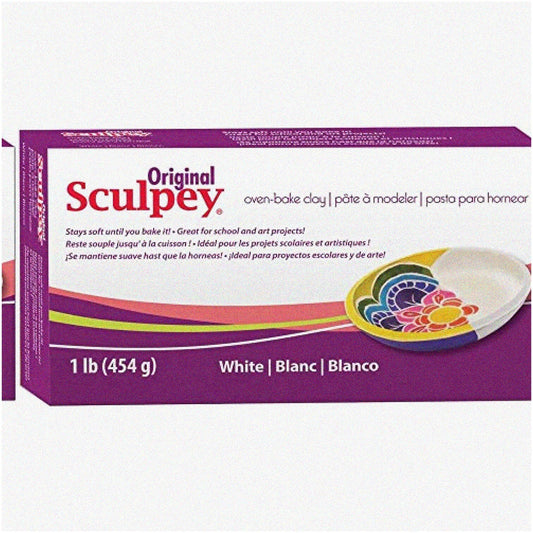 White Oven-Bake Sculpting Compound 3 Pack 3 lb