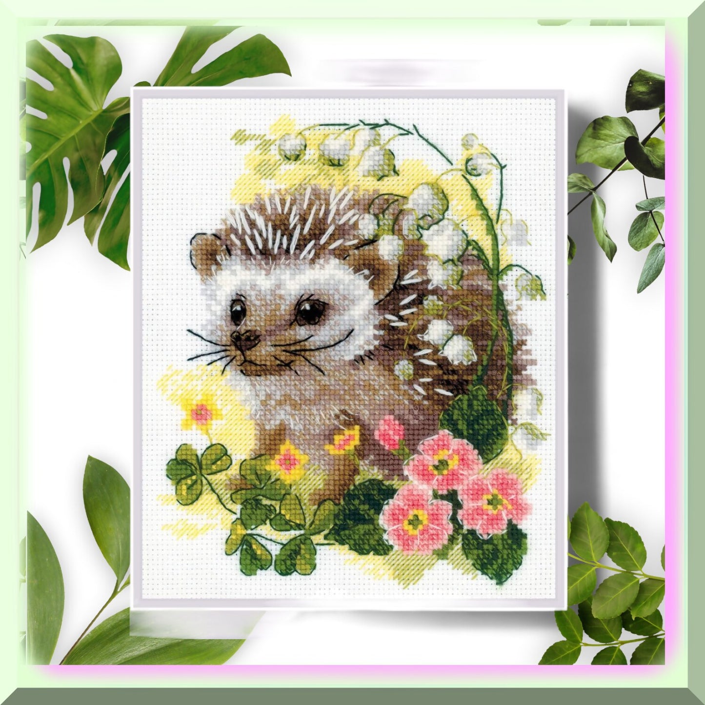 Enchanted Woodland Cross Stitch Kit for Beginners