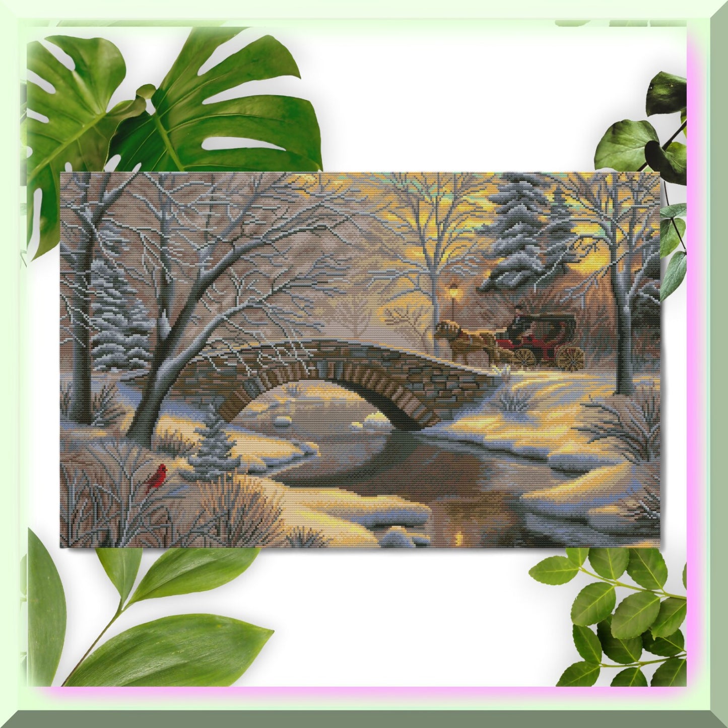 Starry Nightfall Embroidery Kit for Beginners