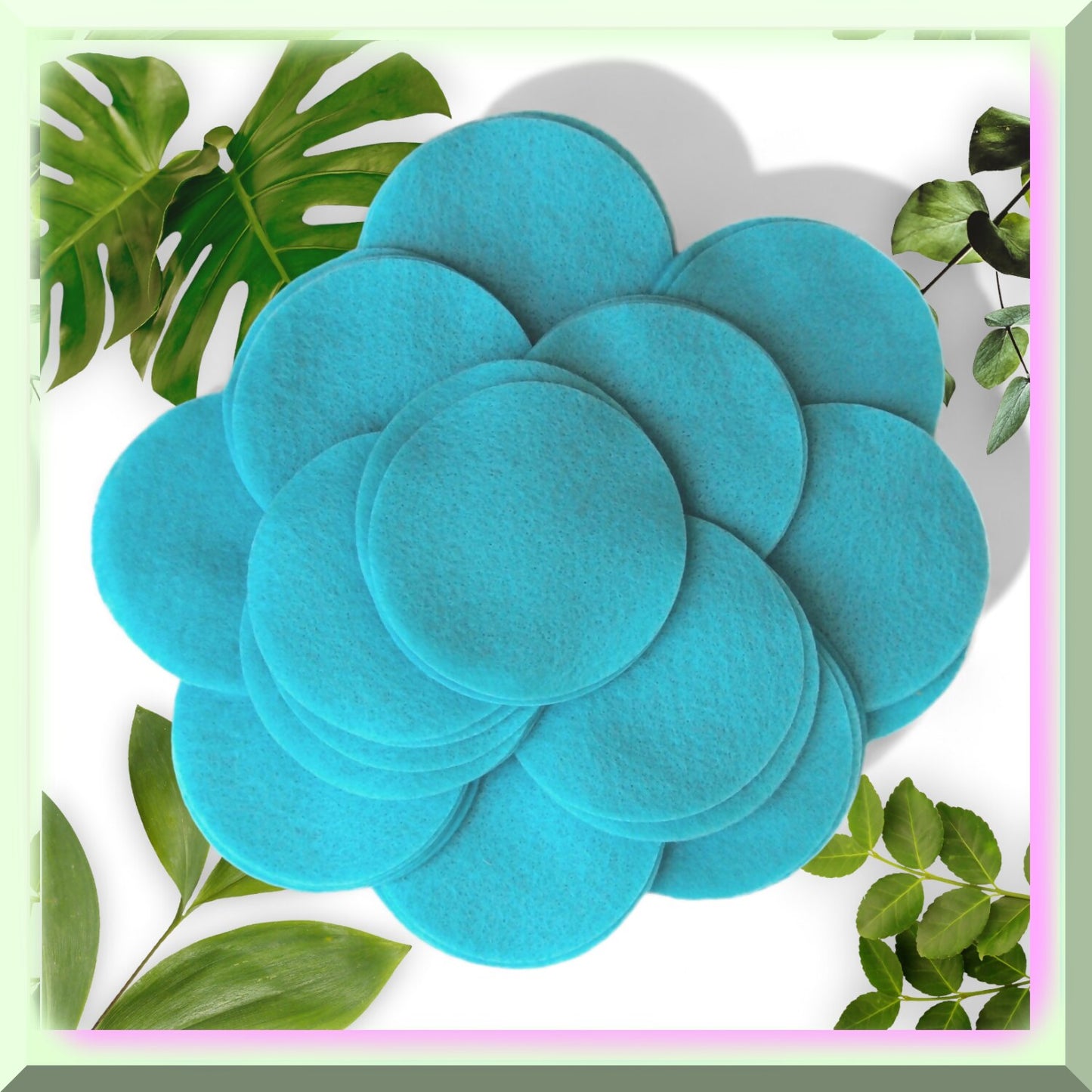 Vibrant Felt Circles Pack of 18 for Crafts and DIY Projects