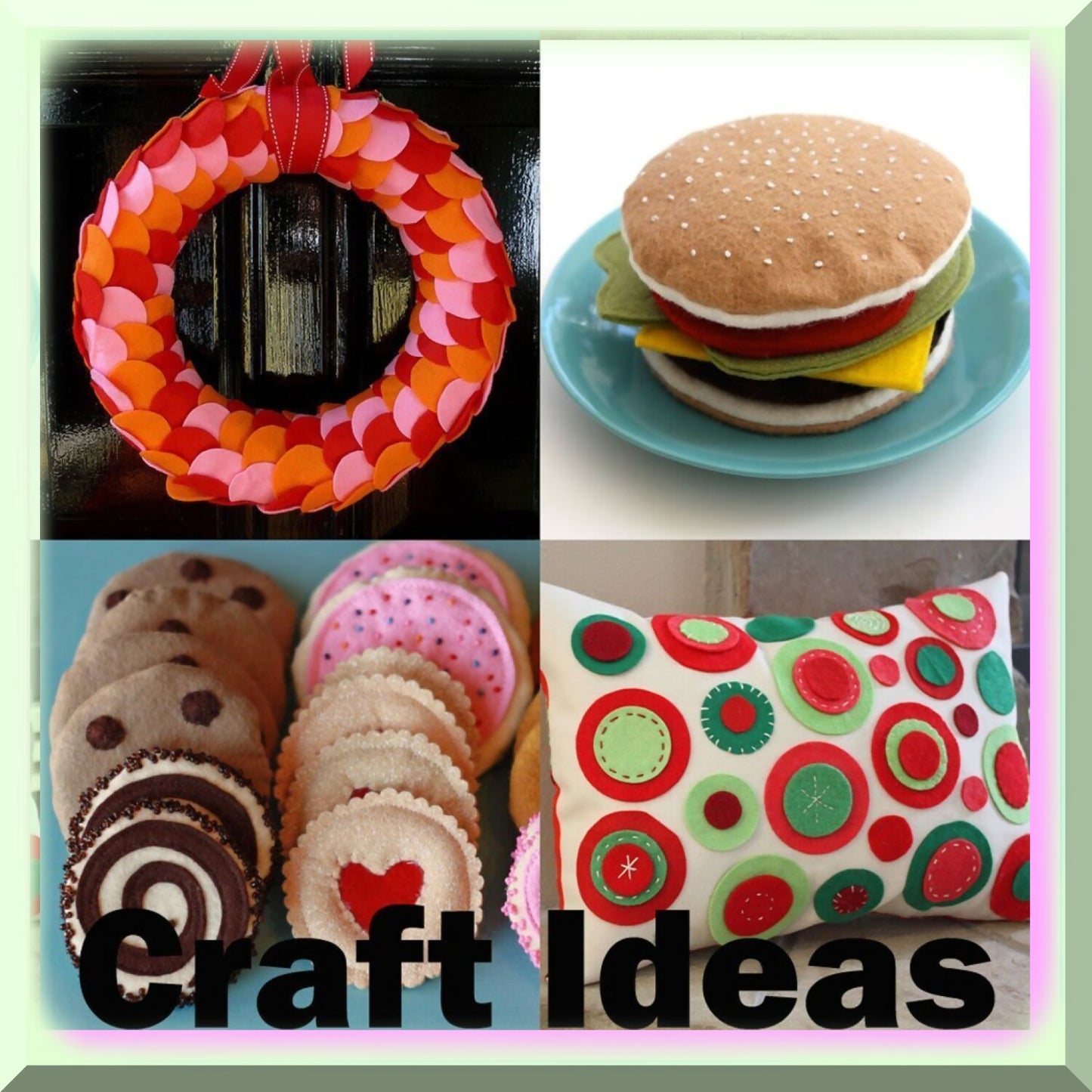 Vibrant Felt Circles Pack of 18 for Crafts and DIY Projects