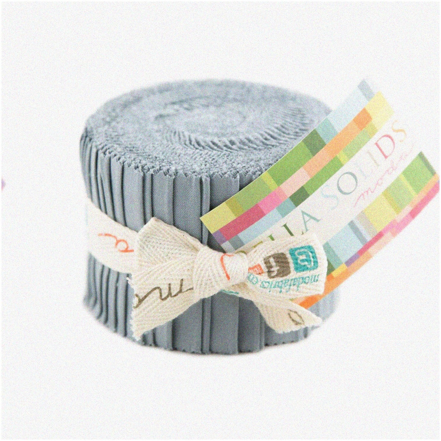 Steel Shimmer Junior Jelly Roll 20 Strips 2.5-inch Quilting Fabric