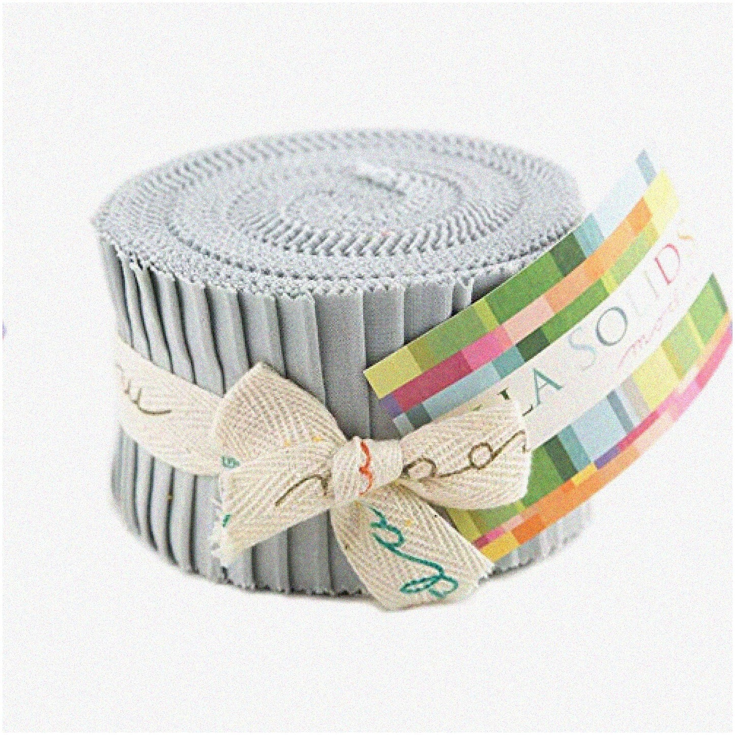 Grey Serenity Jr Jelly Roll 20 Pre-Cut Cotton Fabric Strips