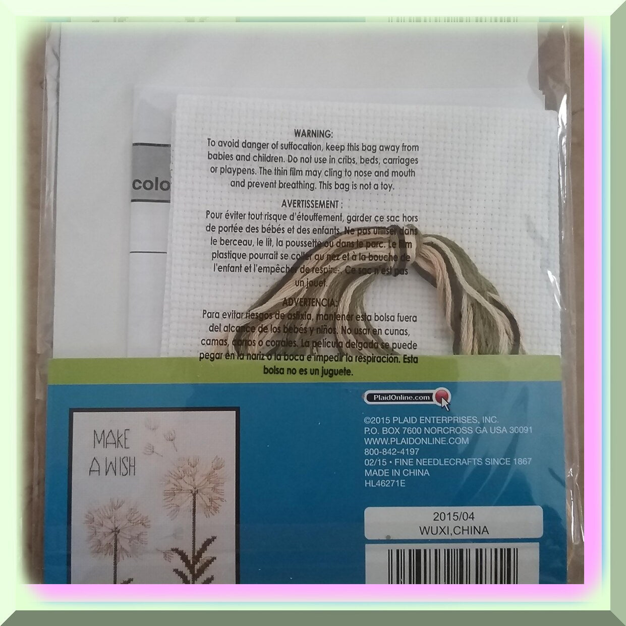 Mini Cross Stitch Kit for Beginners with Vibrant Designs