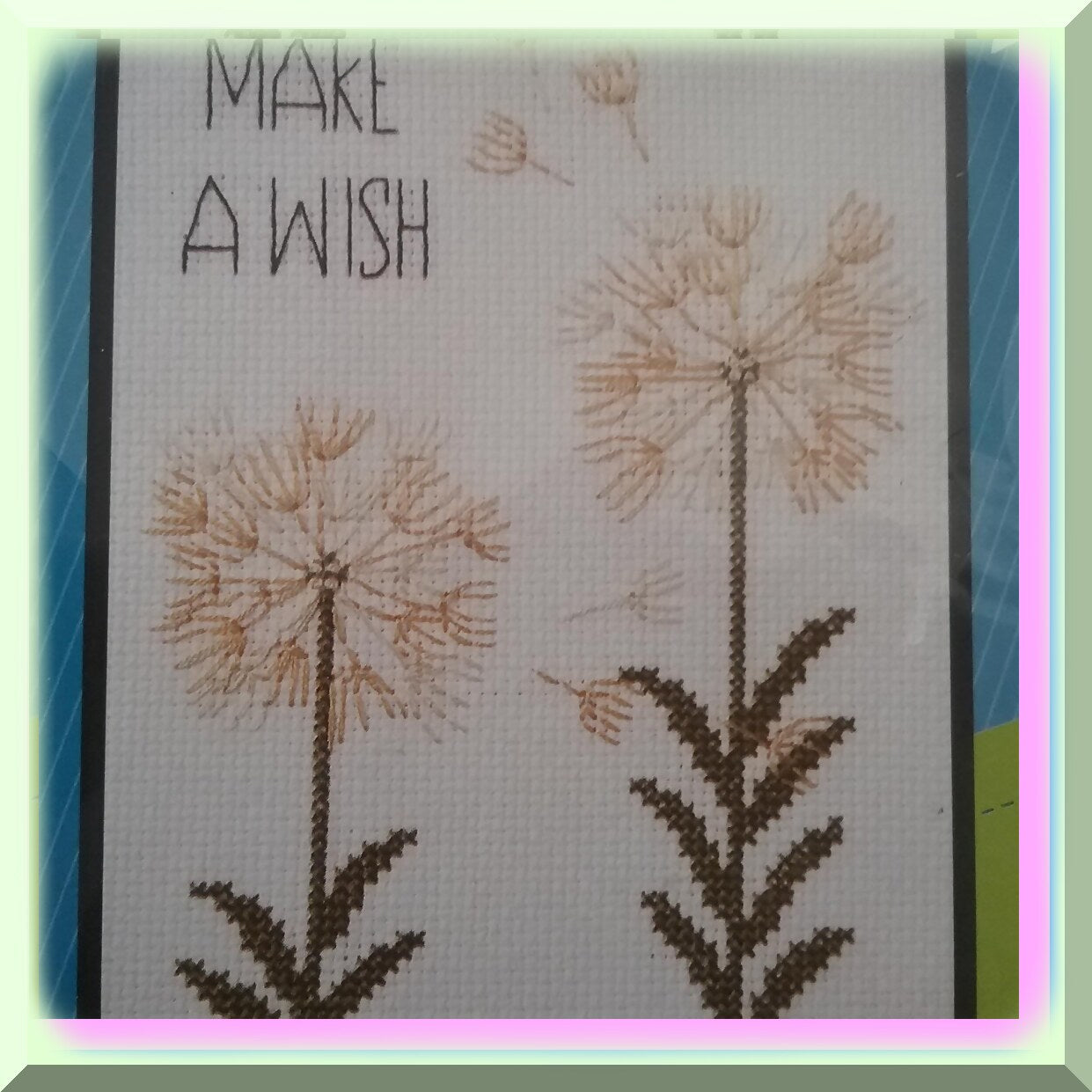 Mini Cross Stitch Kit for Beginners with Vibrant Designs