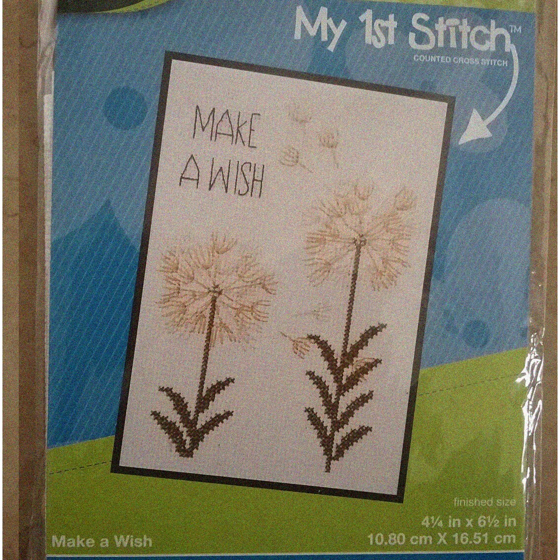 Mini Cross Stitch Kit for Beginners with Vibrant Designs