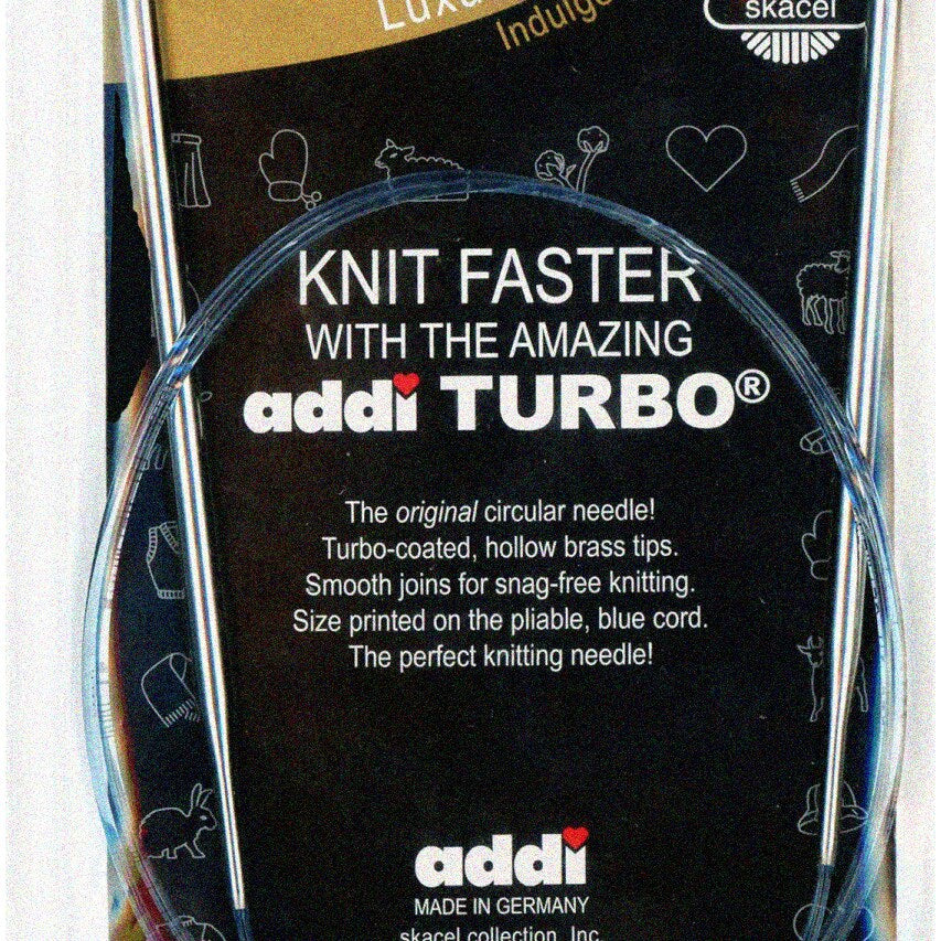 Blue Turbo KnitPro Circular Needle 16" US 04 (3.5mm)