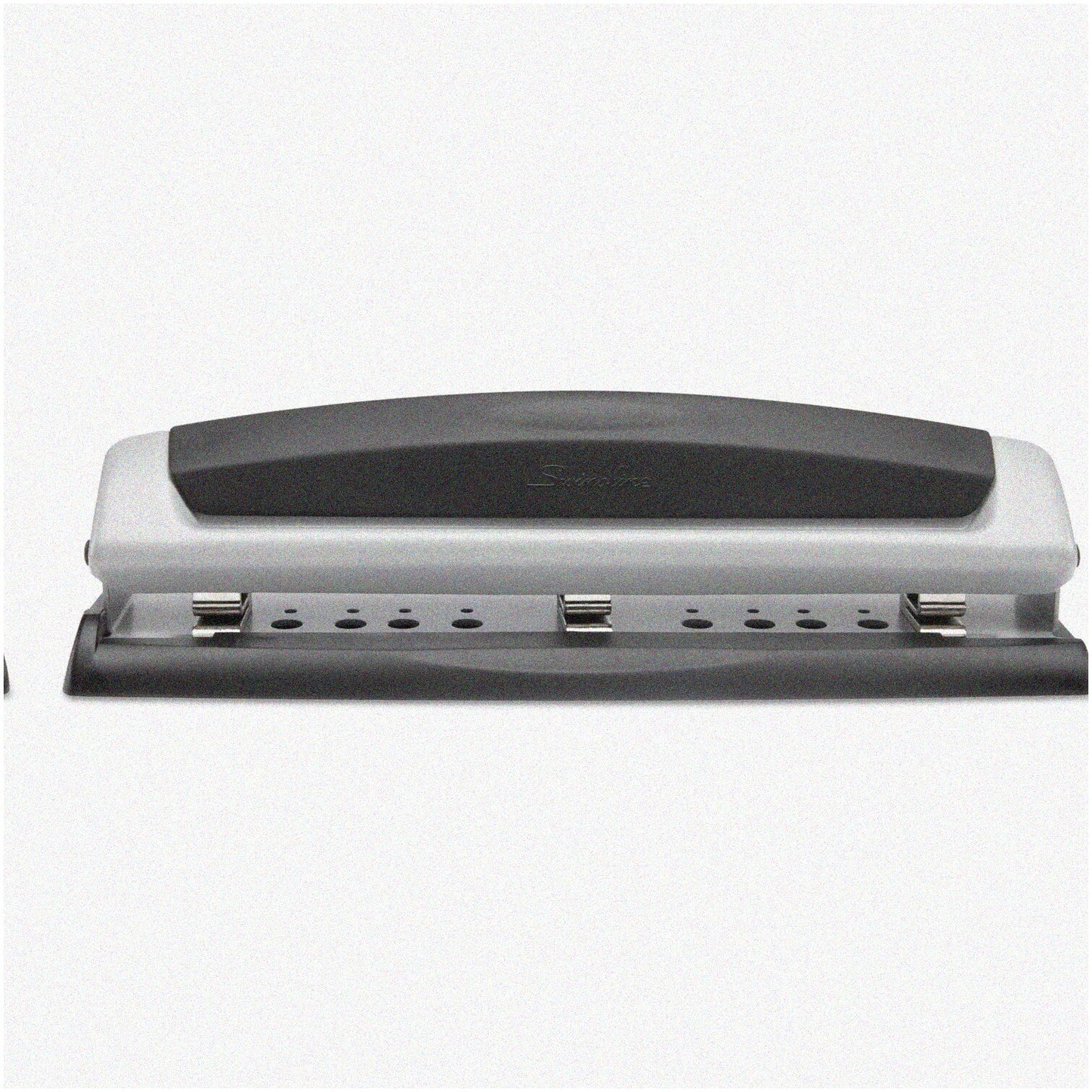Adjustable Desktop Puncher 3 Hole 10 Sheets Black Silver