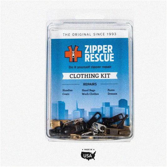 Clothing Repair Kit for Zippers and Accessories