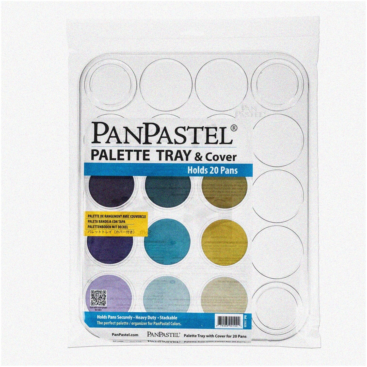 ColorWave 20-Well Palette Tray with Lid