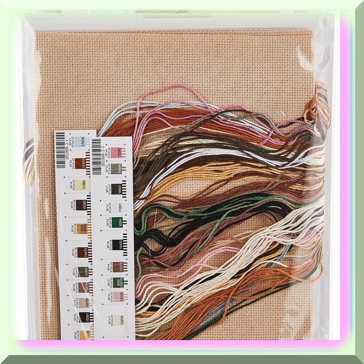 Cross Stitch Kit for Kittens and Teddy Bear Wall Art
