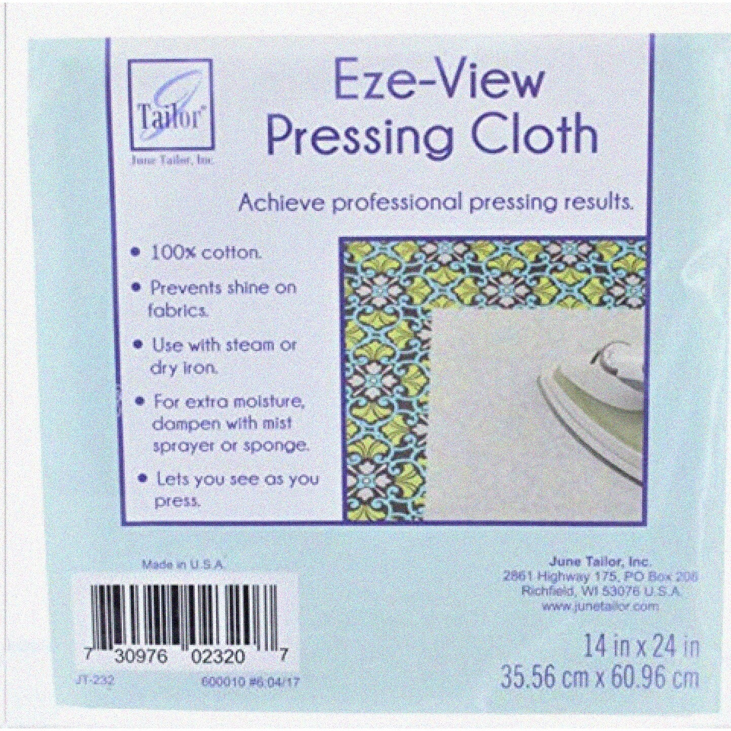 CottonPress Cloth 24x14 for Ironing