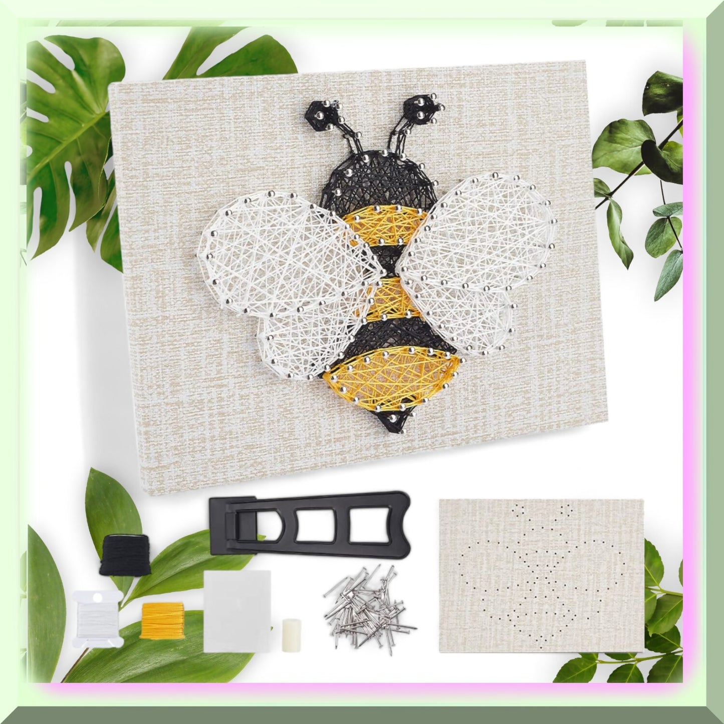 DIY Beehive String Art Kit for Home Decor and Gifts