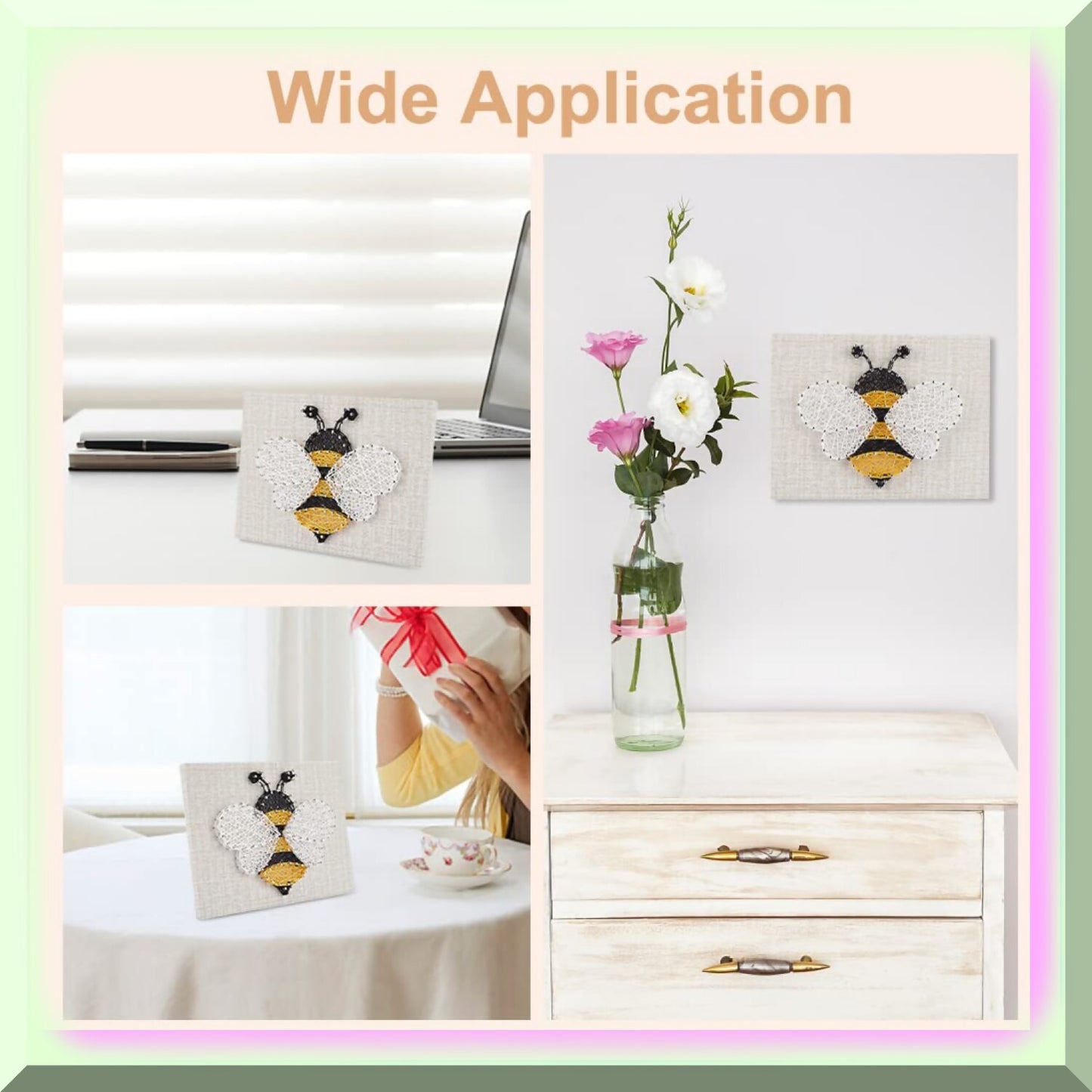 DIY Beehive String Art Kit for Home Decor and Gifts