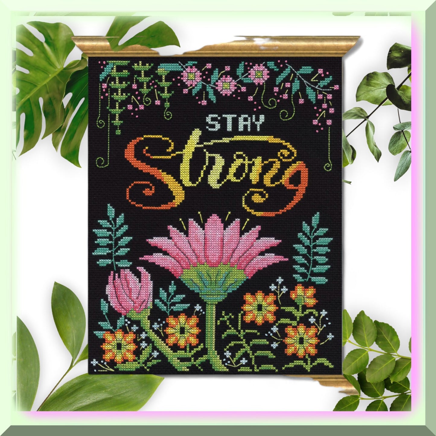 Cross Stitch Kit for Creative Art and Relaxation