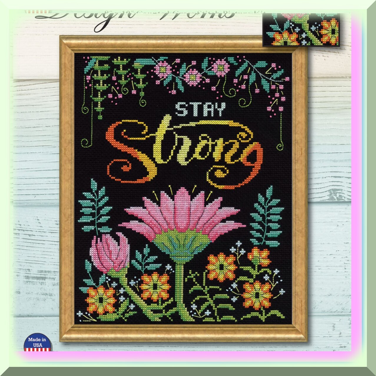 Cross Stitch Kit for Creative Art and Relaxation