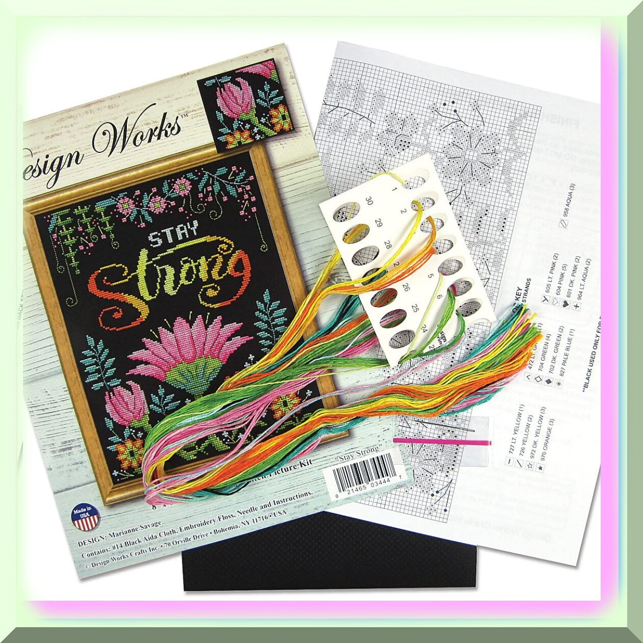 Cross Stitch Kit for Creative Art and Relaxation