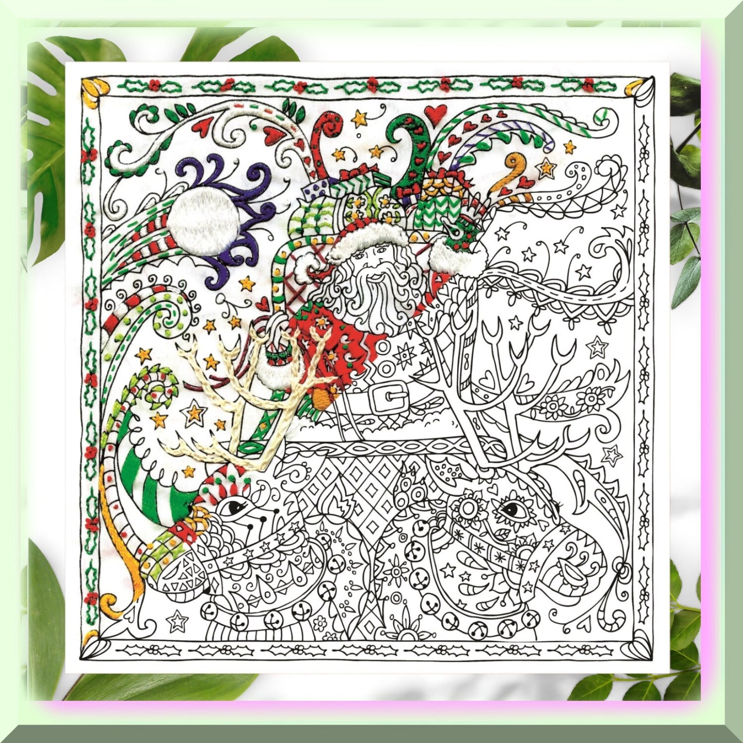 Multicolor Embroidery Kit for Creative Projects