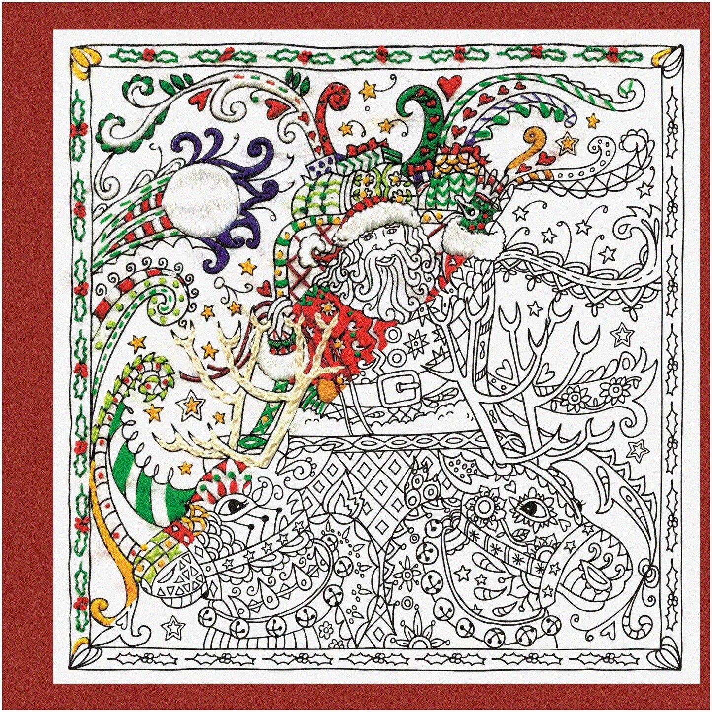 Multicolor Embroidery Kit for Creative Projects