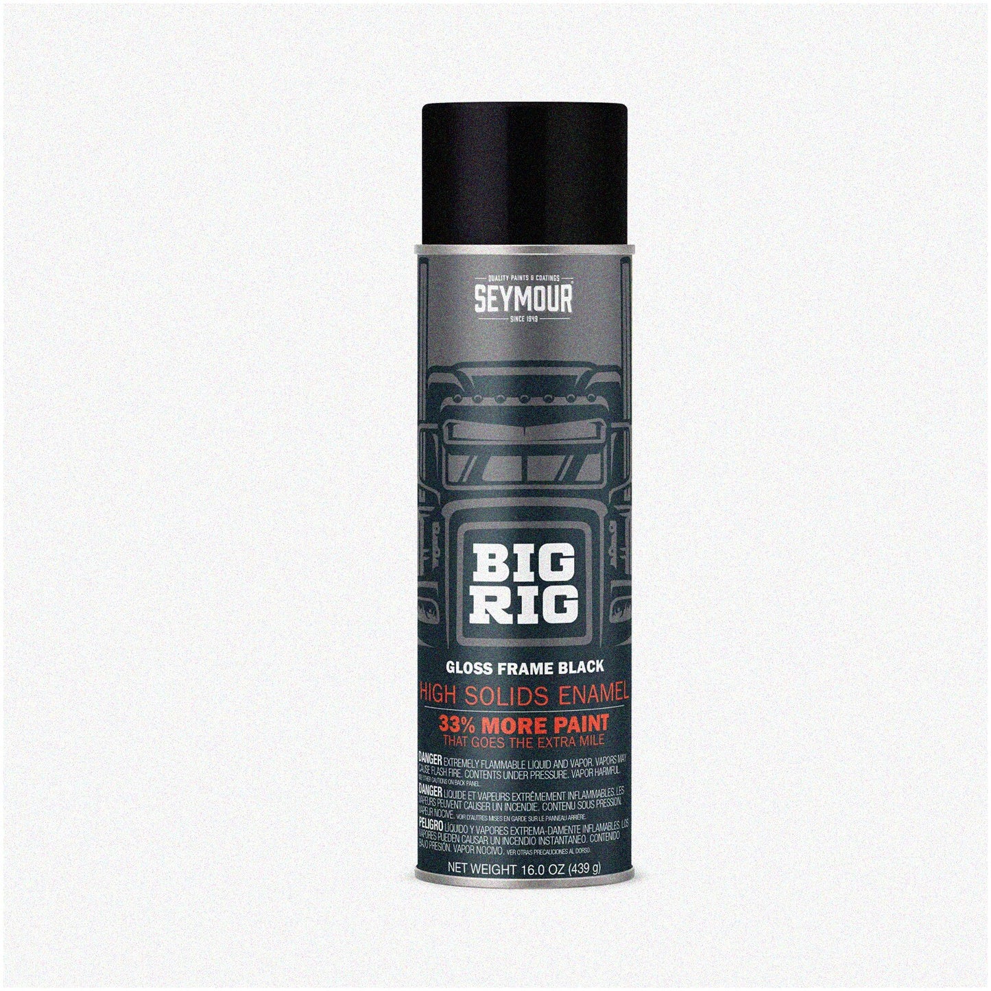 Big Rig Black Gloss Spray Paint 16oz