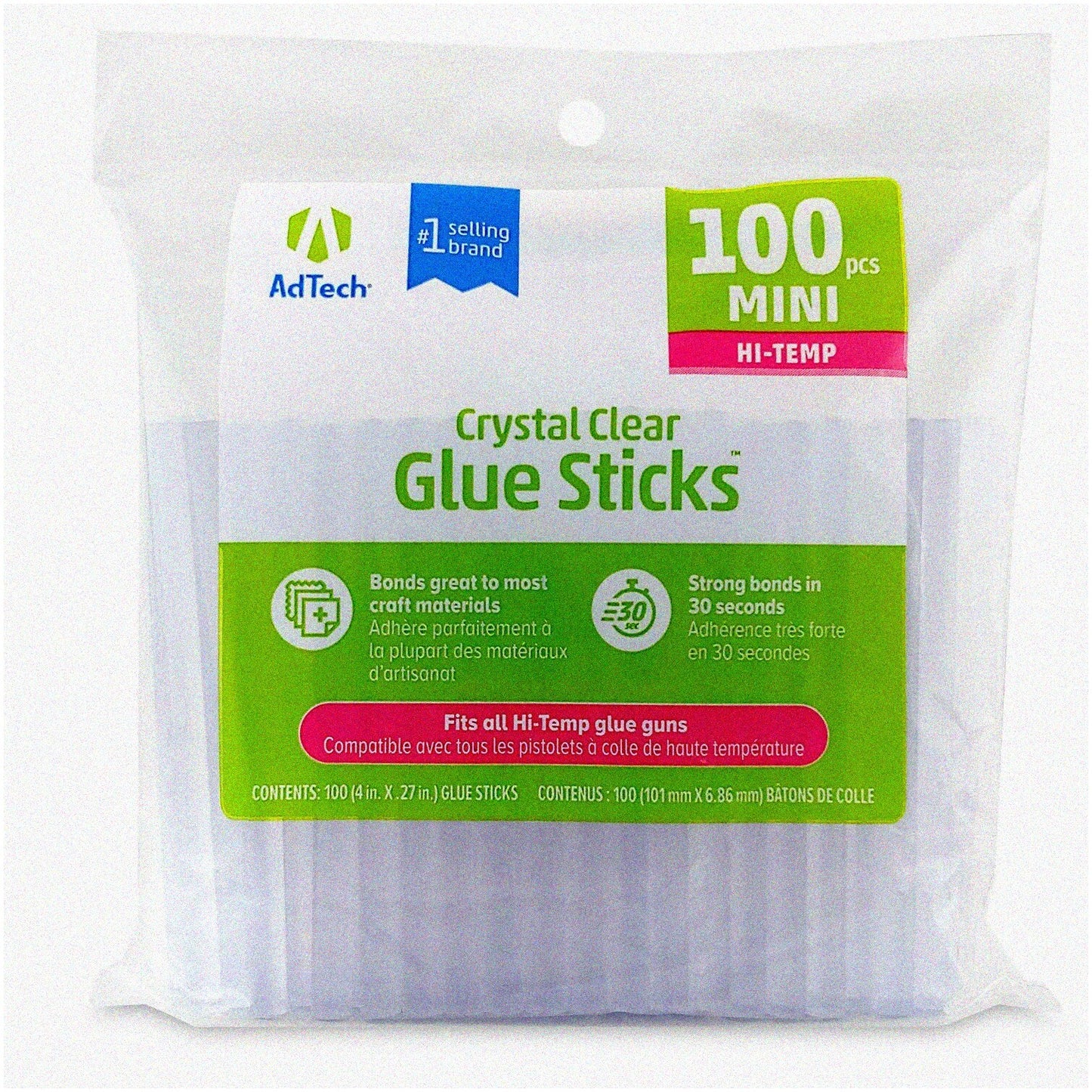 Clear Mini Hot Sticks 100-Pack