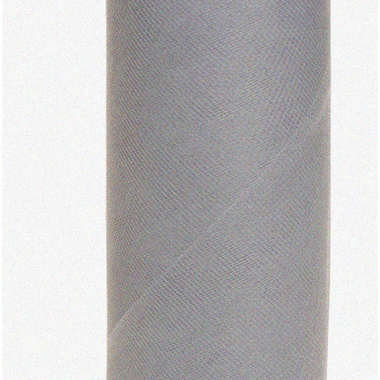 Grey Tulle Spool 6-Inch x 25-Yard