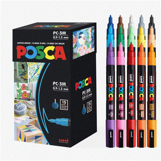 Vibrant Paint Markers Fine Acrylic Pens 2-Pack