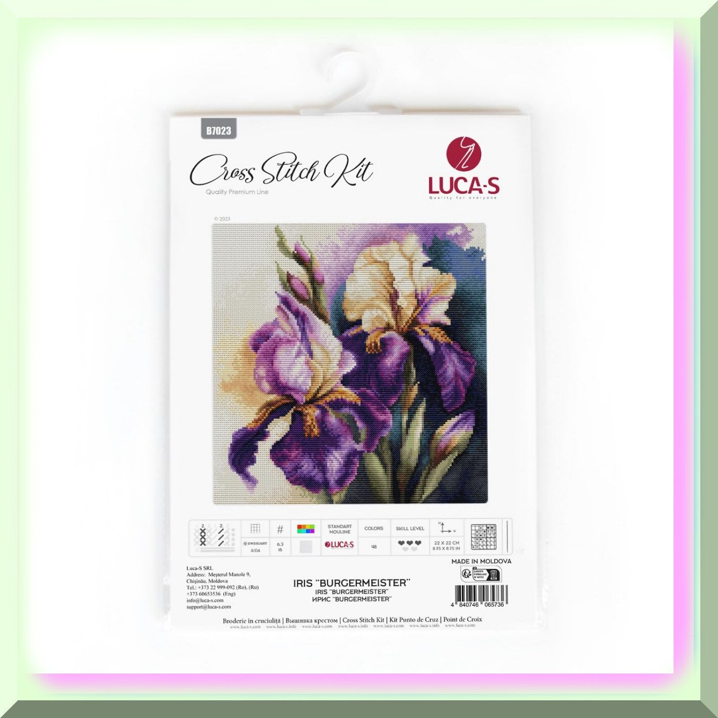 Cross Stitch Kit for Adults with Artistic Designs