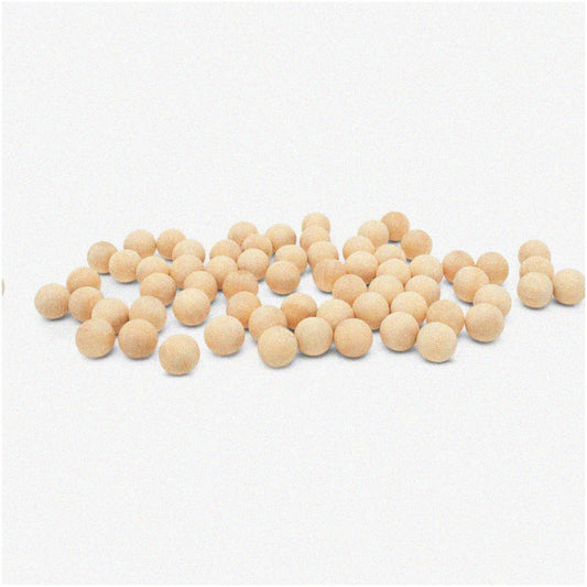 100 Unfinished Wooden Balls 1/2 Inch Diameter