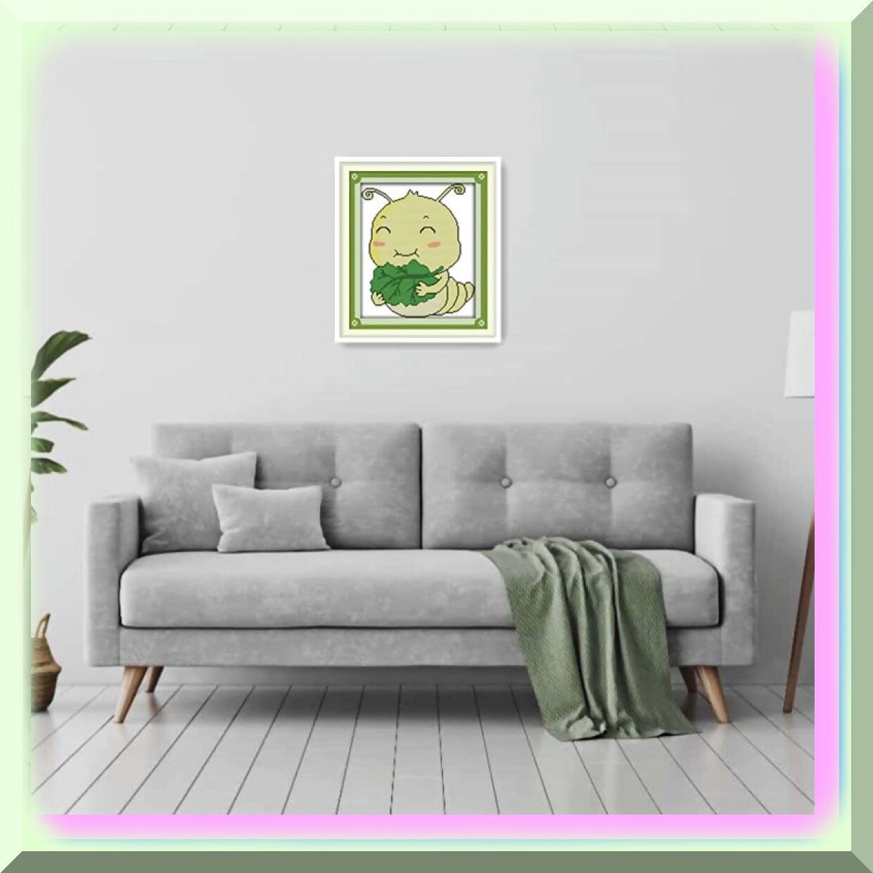 SilkStitch DIY Cross Stitch Kit for Insect Lovers