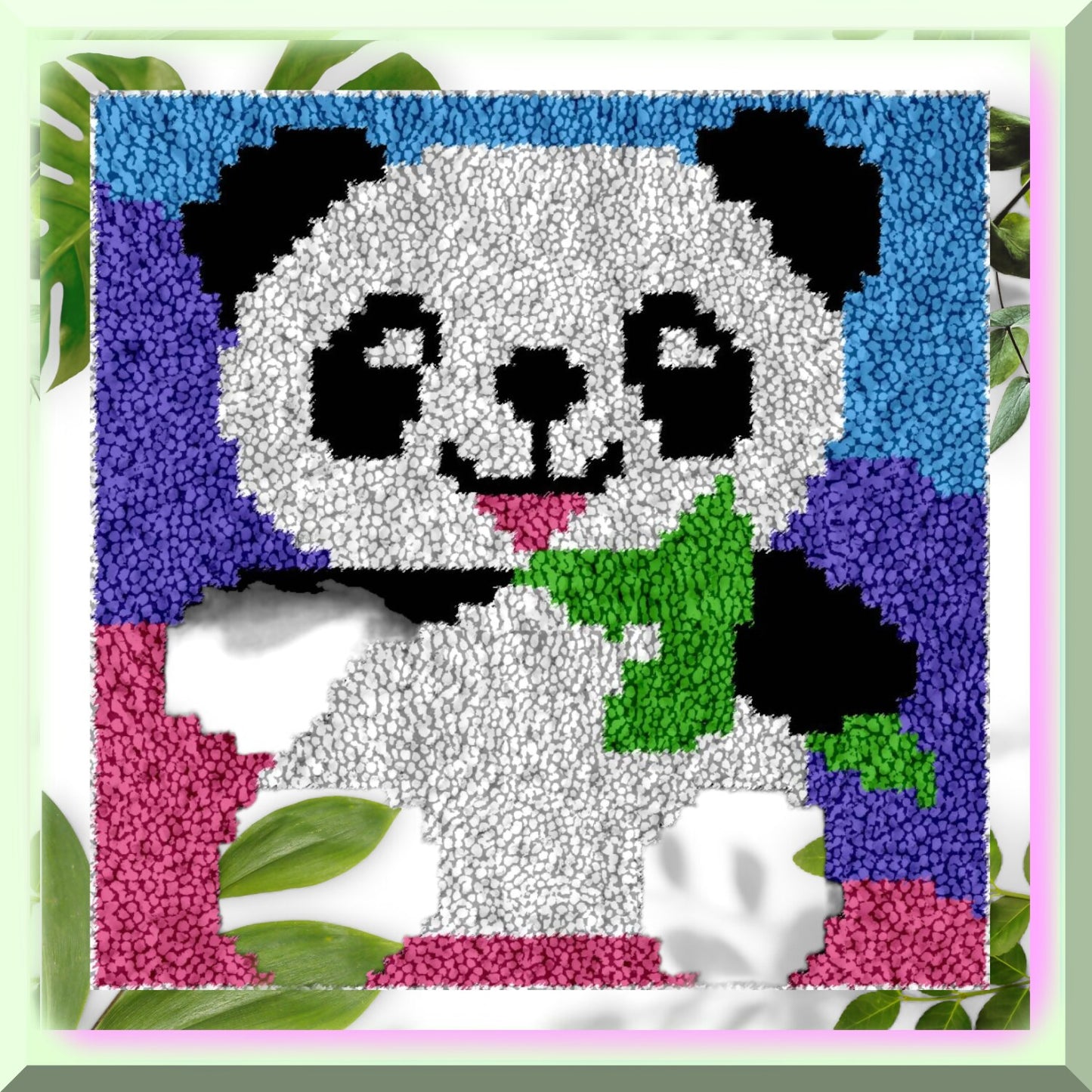 DIY Panda Rug Kit for Kids and Beginners