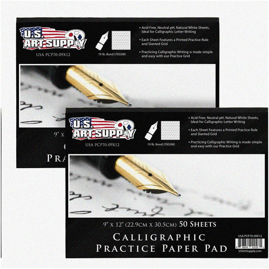 CalliCraft 9x12 Practice Paper 50 Sheets