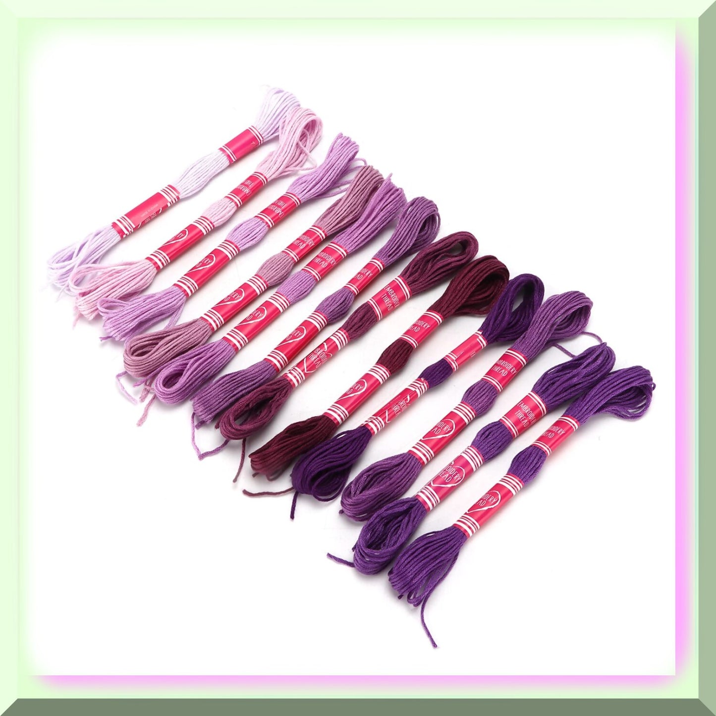 Colorful Gradient Embroidery Thread Set for Sewing and Crafts