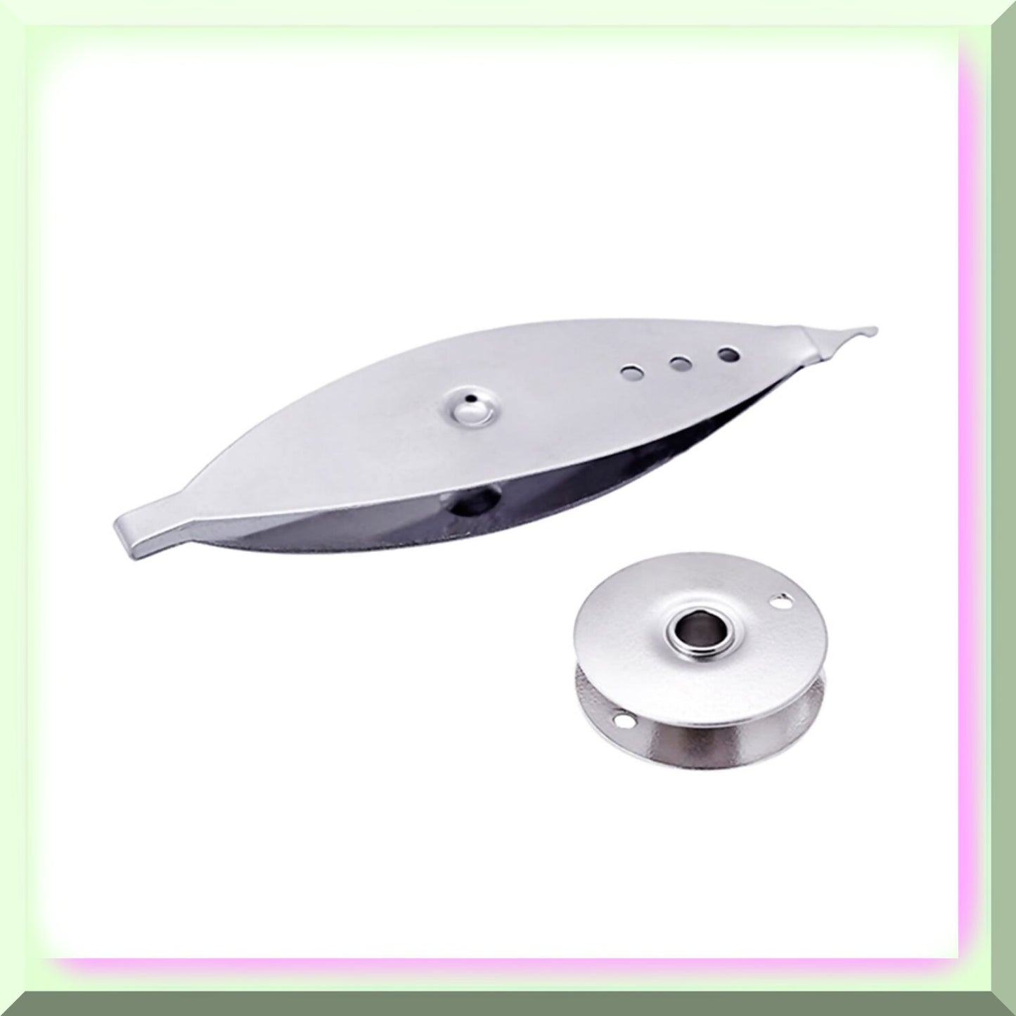 Silver LaceCraft Tatting Shuttle Kit - Stainless Steel Hand Tool