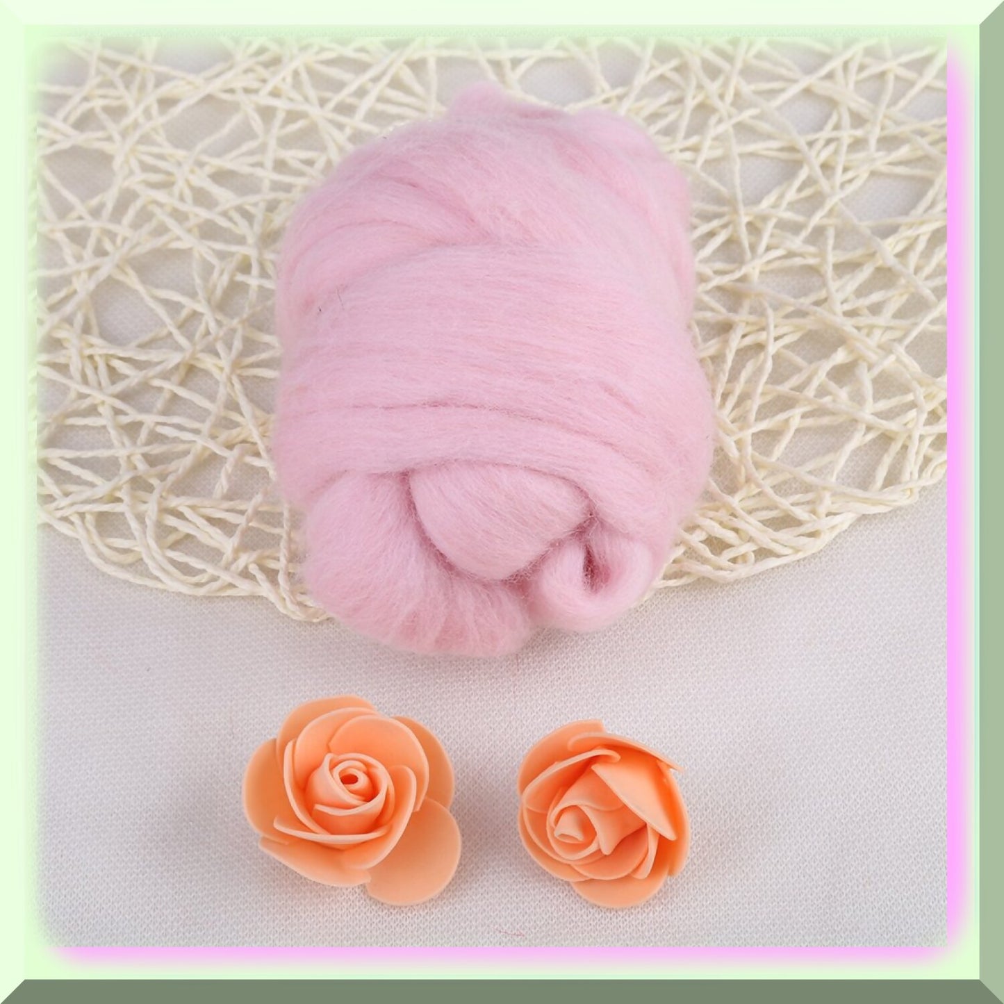 Colorful Wool Felting Kit with 8 Vibrant Colors for DIY Crafts