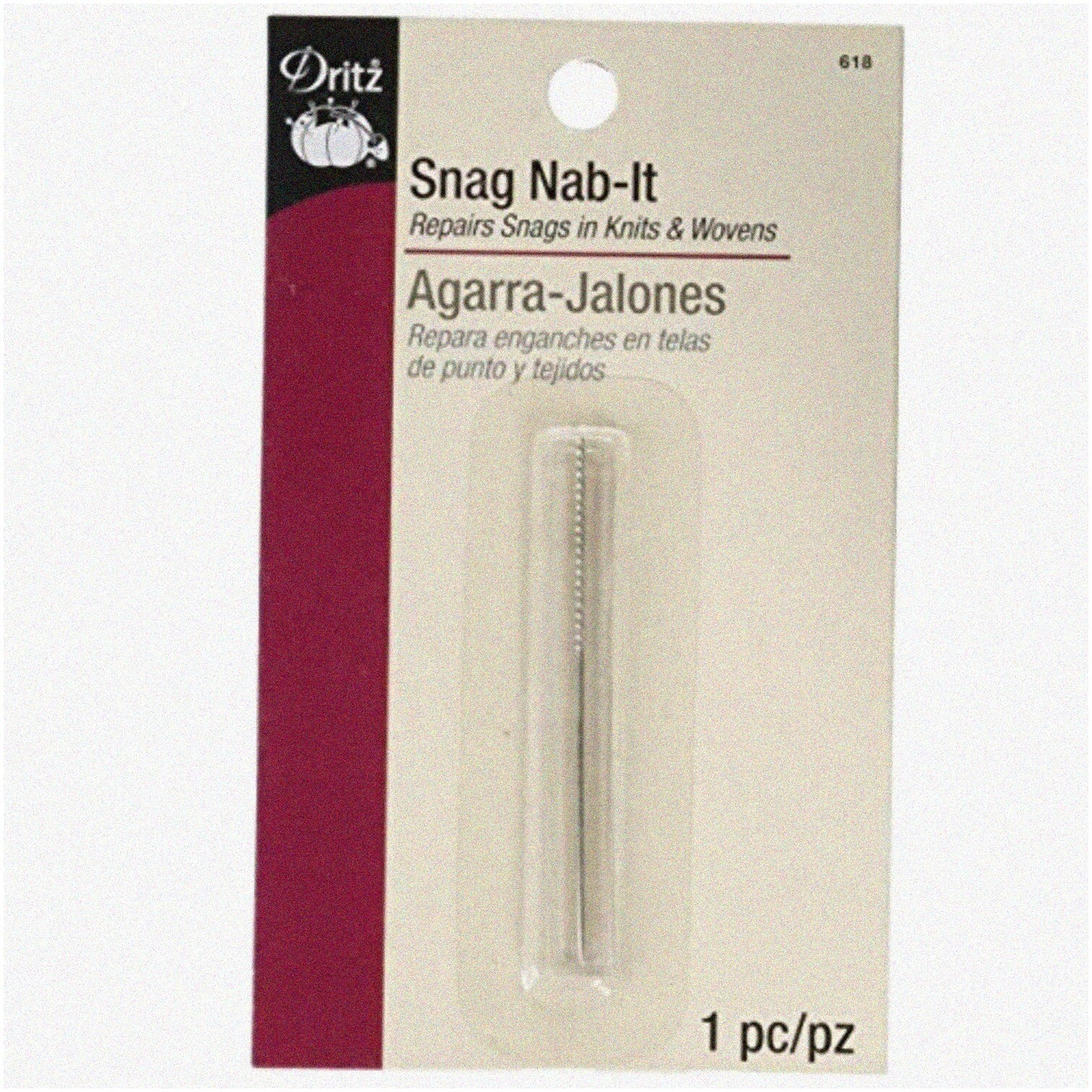 Snag Repair Tool, Nickel Plated, 2-1/2"