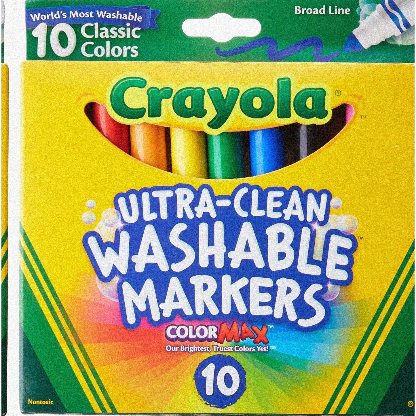 ColorWave Washable Markers 2-Pack, 10 Colors