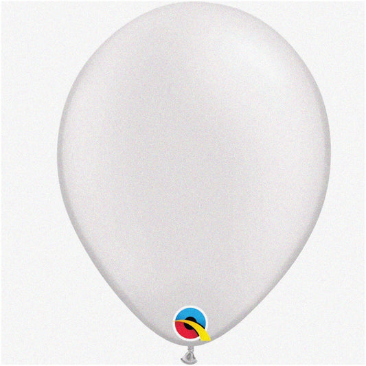 11" Pearl White Latex Balloons - 100 Count