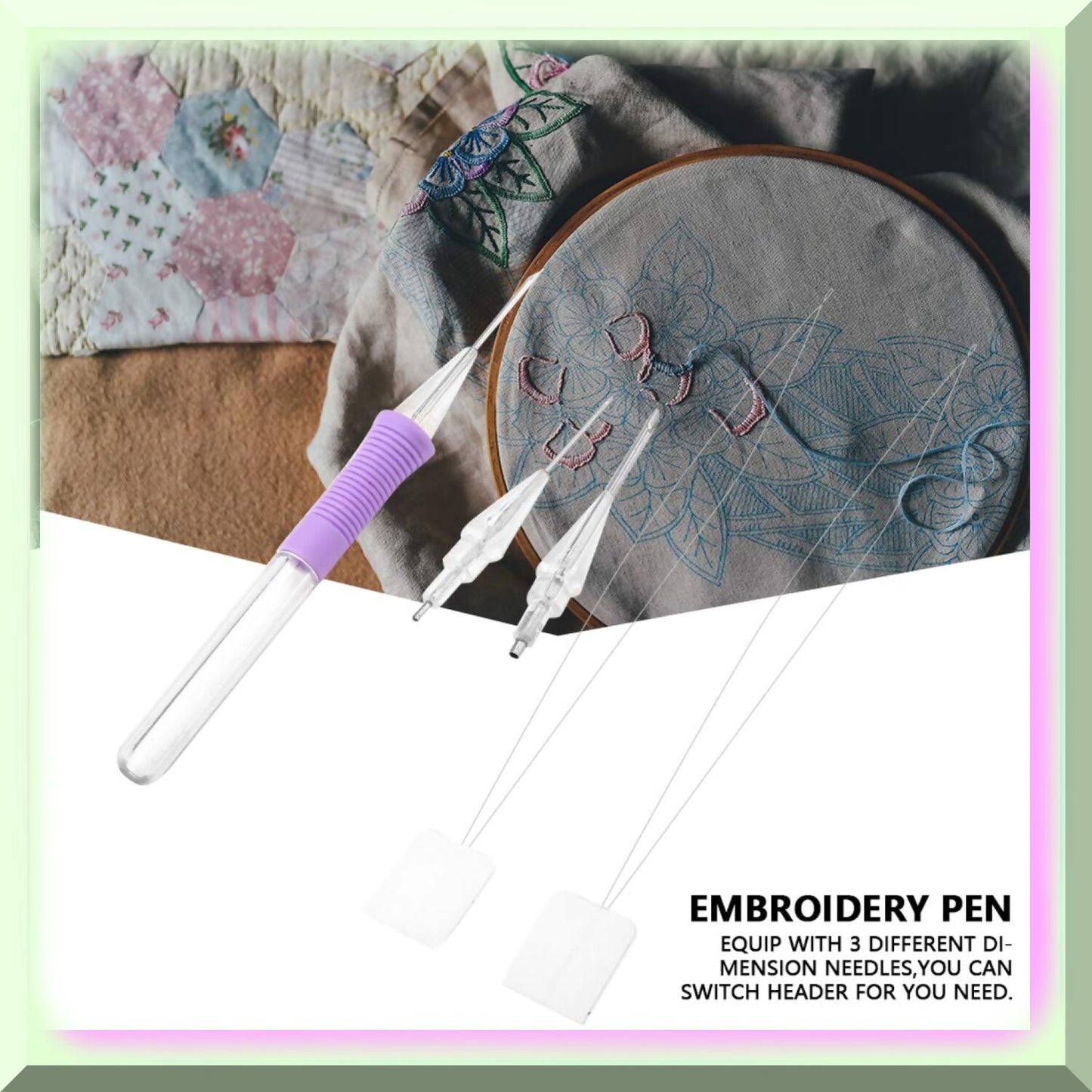 DIY Embroidery Pen Kit for Creative Sewing and Painting